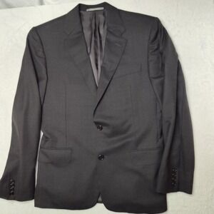 Hickey Freeman Suit Jacket Mens 40R Gray Wool 2 Button Notch 2 Piece Blazer